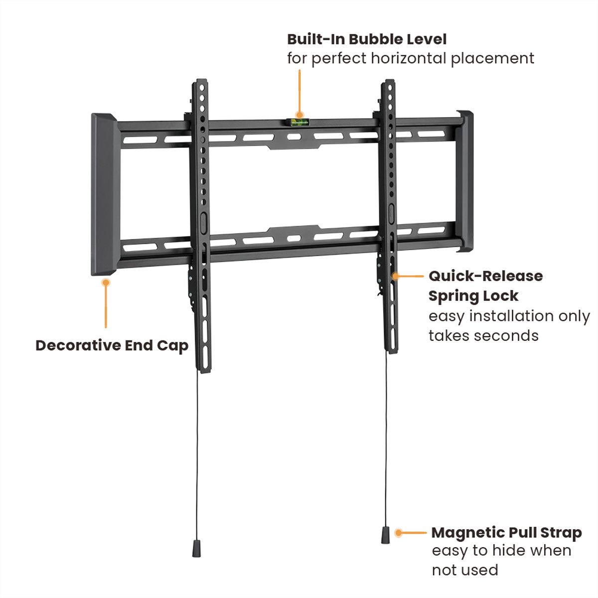 VALUE Support mural pour écran, < 75 kg, (VESA 600x400)