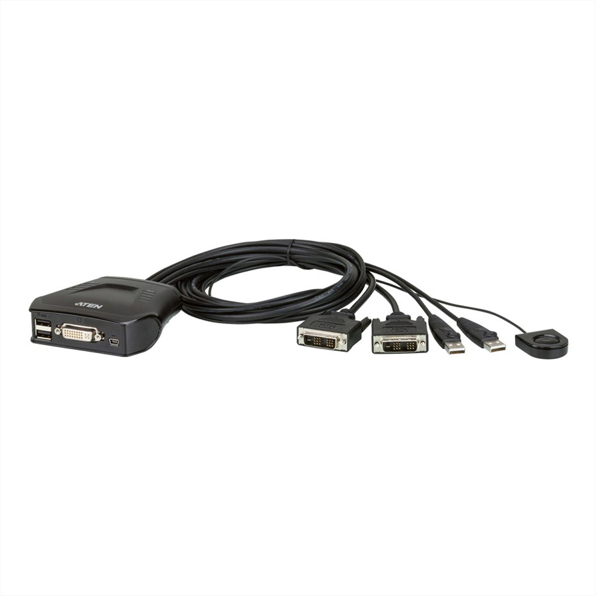 ATEN CS22D Commutateur KVM DVI USB à 2 ports