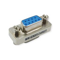 VALUE Mini changeur de genre 9 pôles femelle / femelle