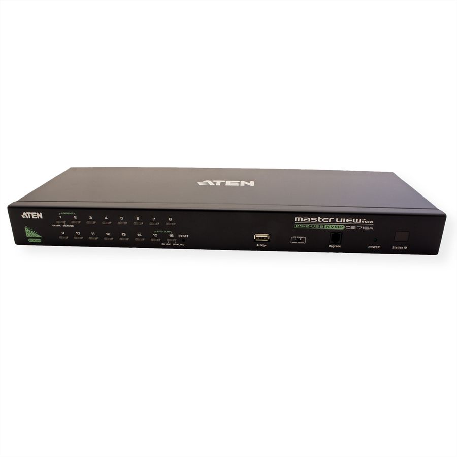 ATEN CS1716A Switch KVM VGA, PS/2-USB, port périphérique USB, 16 ports