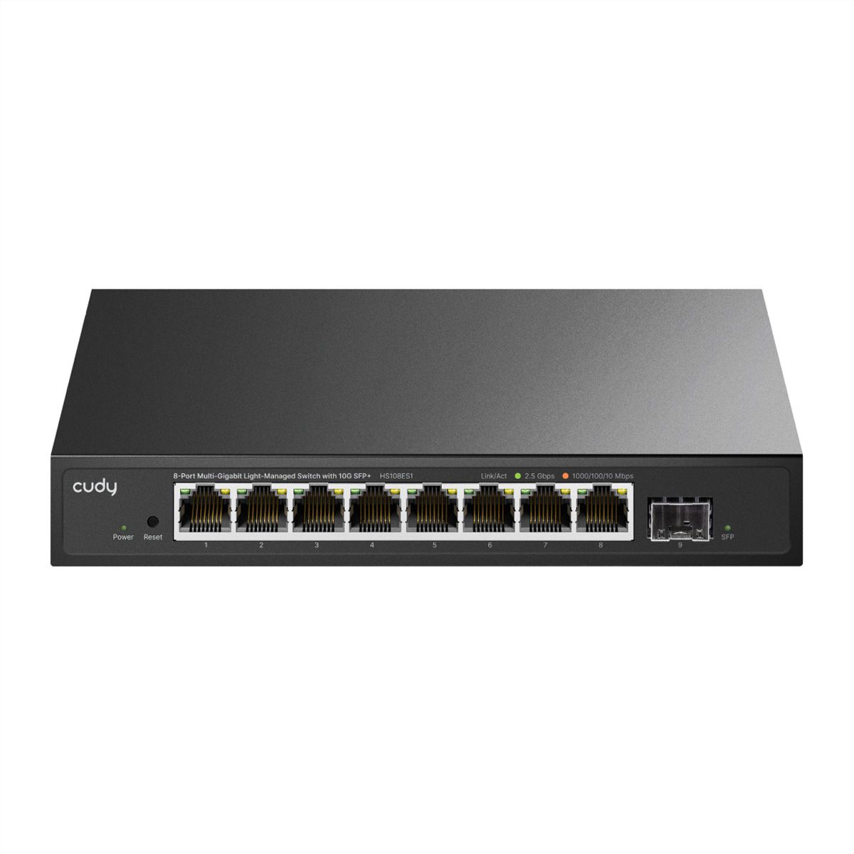 CUDY HS108ES1 Switch 8 ports 2.5G Light Managed avec 10G SFP+