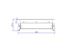 BACHMANN CONI cadre d'encastrement 3x acier inoxydable