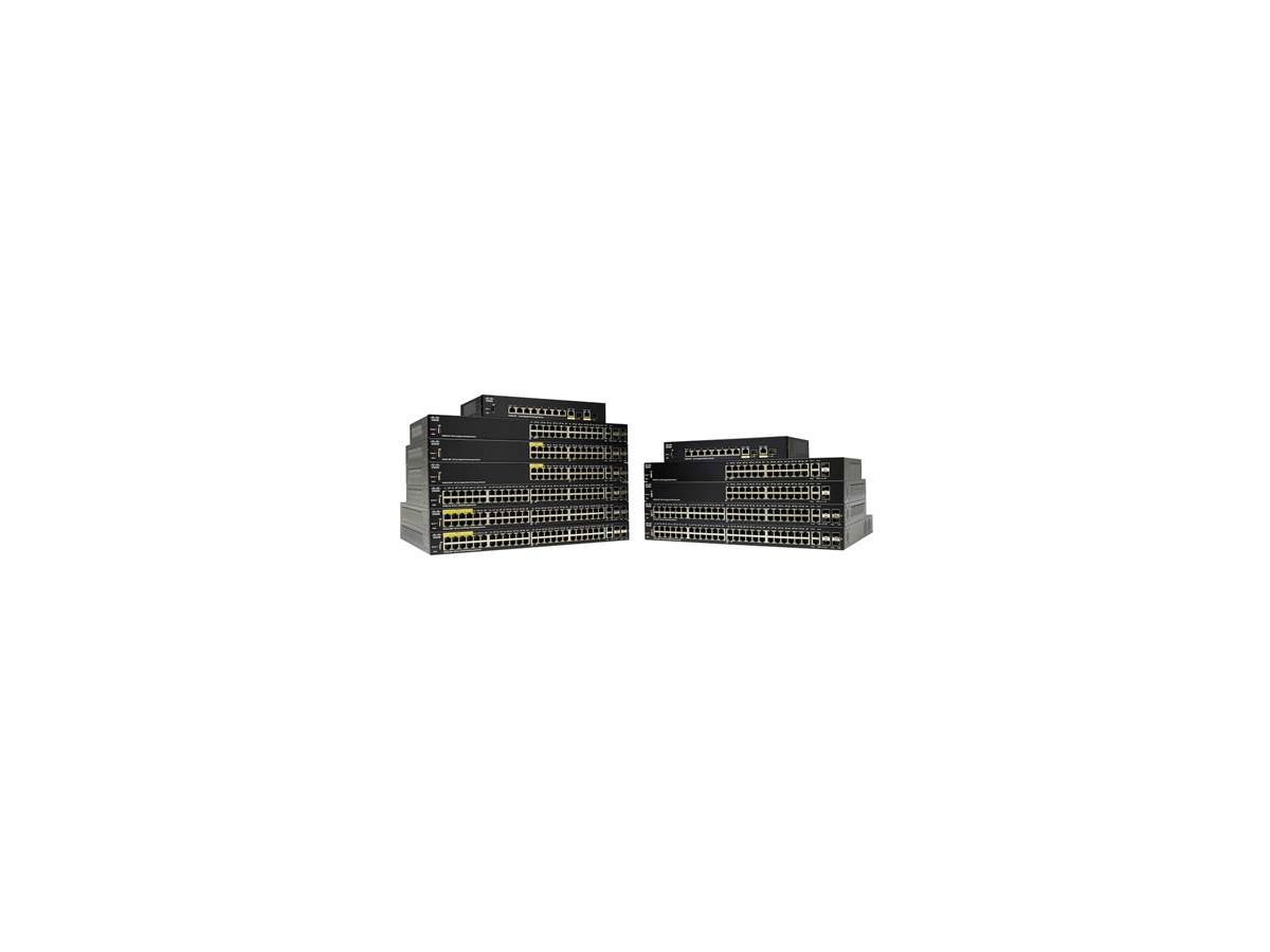 Cisco SG250-26P-K9-EU commutateur réseau Géré L2 Gigabit Ethernet (10/100/1000) Connexion Ethernet, supportant l'alimentation via ce port (PoE) Noir