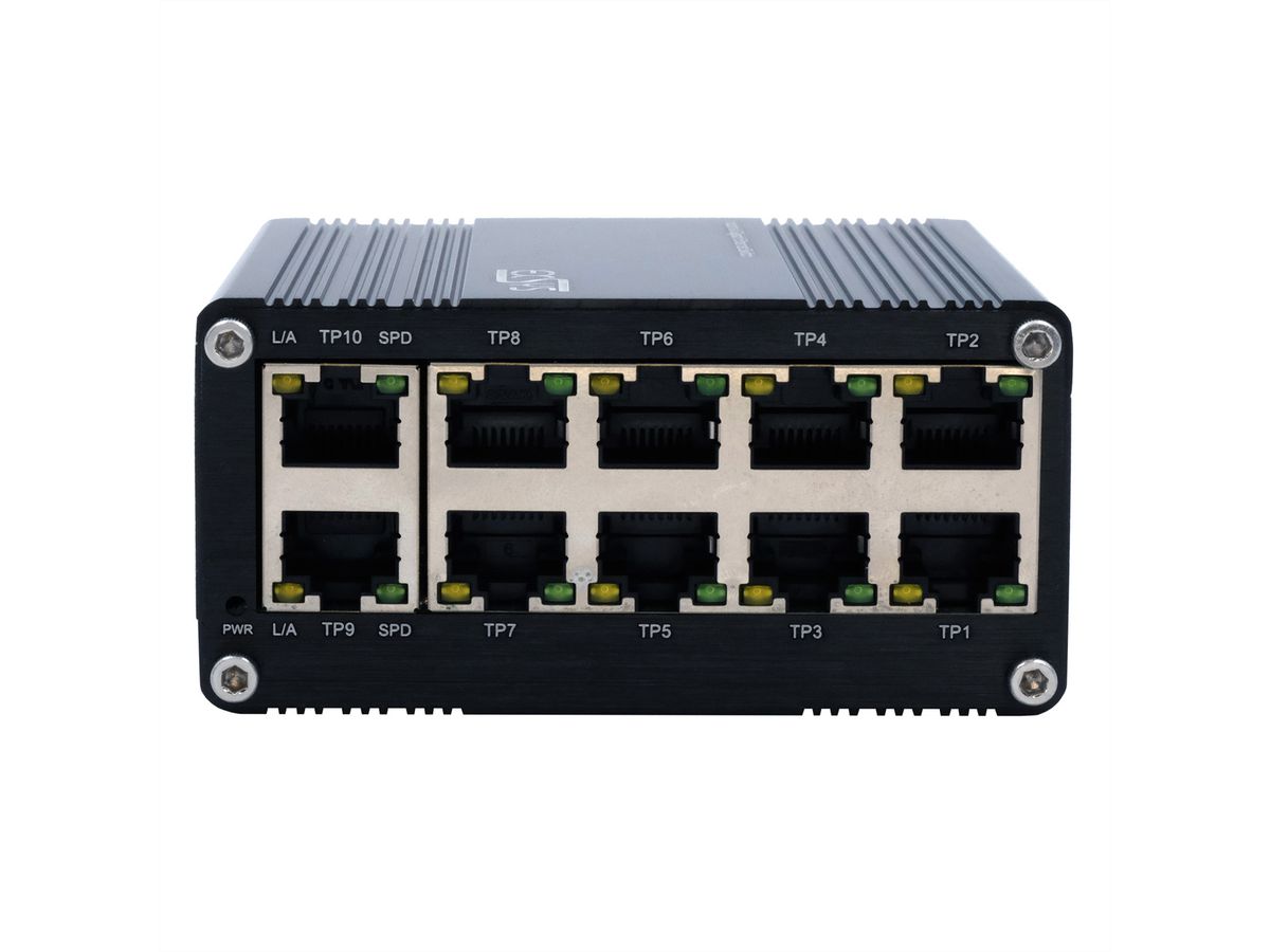 EXSYS EX-62025 Switch Ethernet industriel à 10 ports