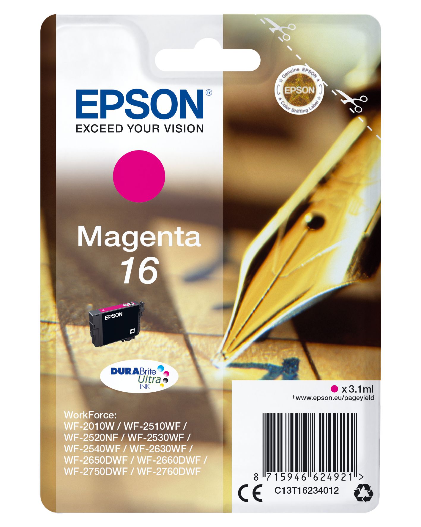 Epson Pen and crossword Cartouche "Stylo à plume" - Encre Durabrite M