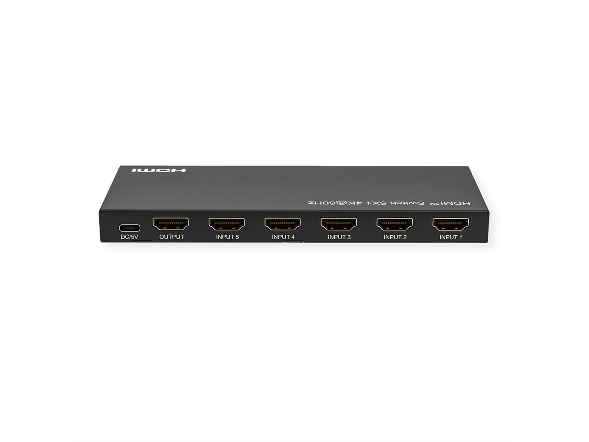 ROLINE Switch HDMI 4K 5 ports
