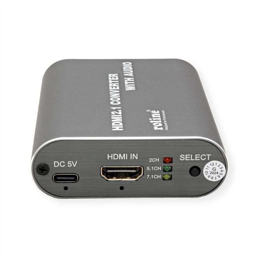 ROLINE Extracteur Audio HDMI 8K, LPCM 7.1