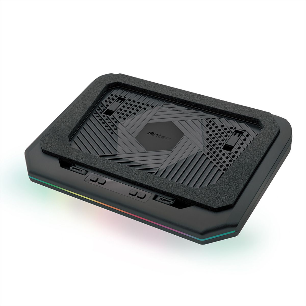 ANTEC LCTF120 Turboflow RGB Support de refroidissement pour ordinateur portable, 12-19 pouces