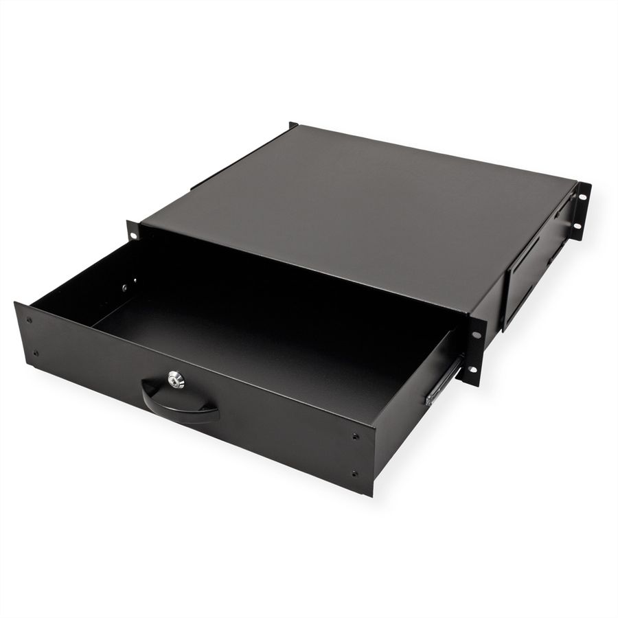 ROLINE 19" Tiroir pour clavier 2U, 400P verrouillable noir