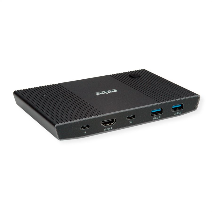 ROLINE Switch KVM, 2 PCs, HDMI 4K, USB