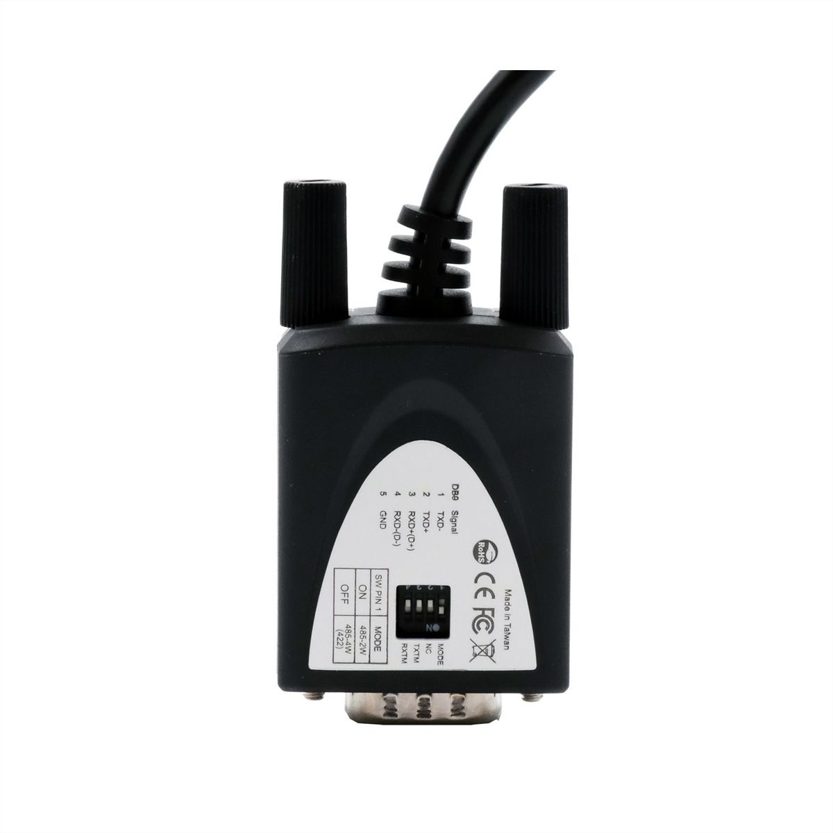 EXSYS EX-1346 Convertisseur de port USB 2.0 vers 1x série RS-422/485, câble, FDTI, noir, 1,8 m