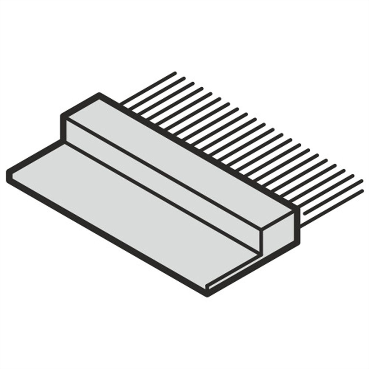 SCHROFF LAN Case Brush Strip for Modular Case System (bande de brossage pour boîtier modulaire)