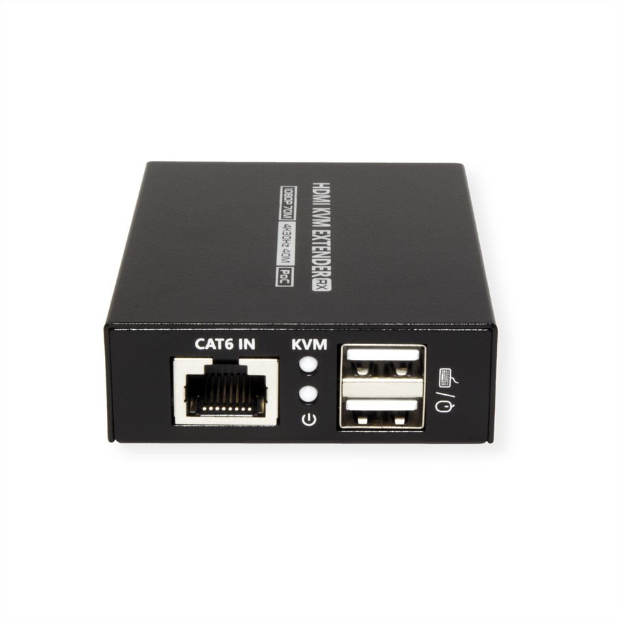 VALUE Prolongateur KVM via Cat.6/6A, HDMI4K30, max. 40m