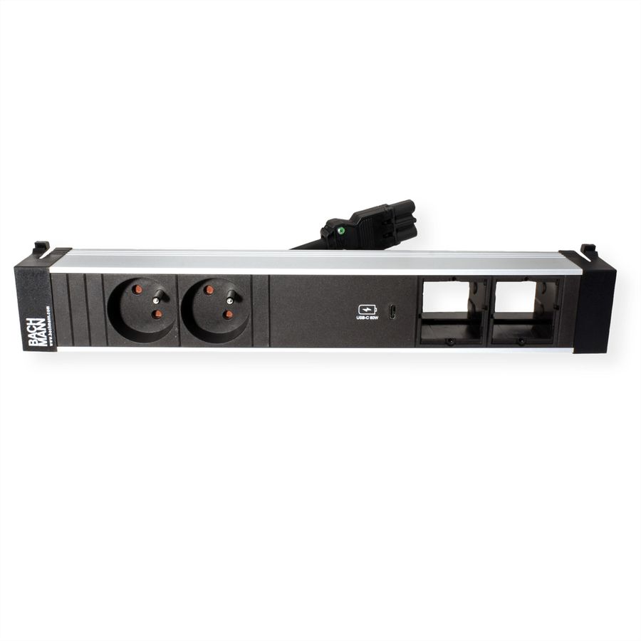 BACHMANN POWER FRAME L 2xUTE 1xUSB C 60W 2xCM 0,2m GST18