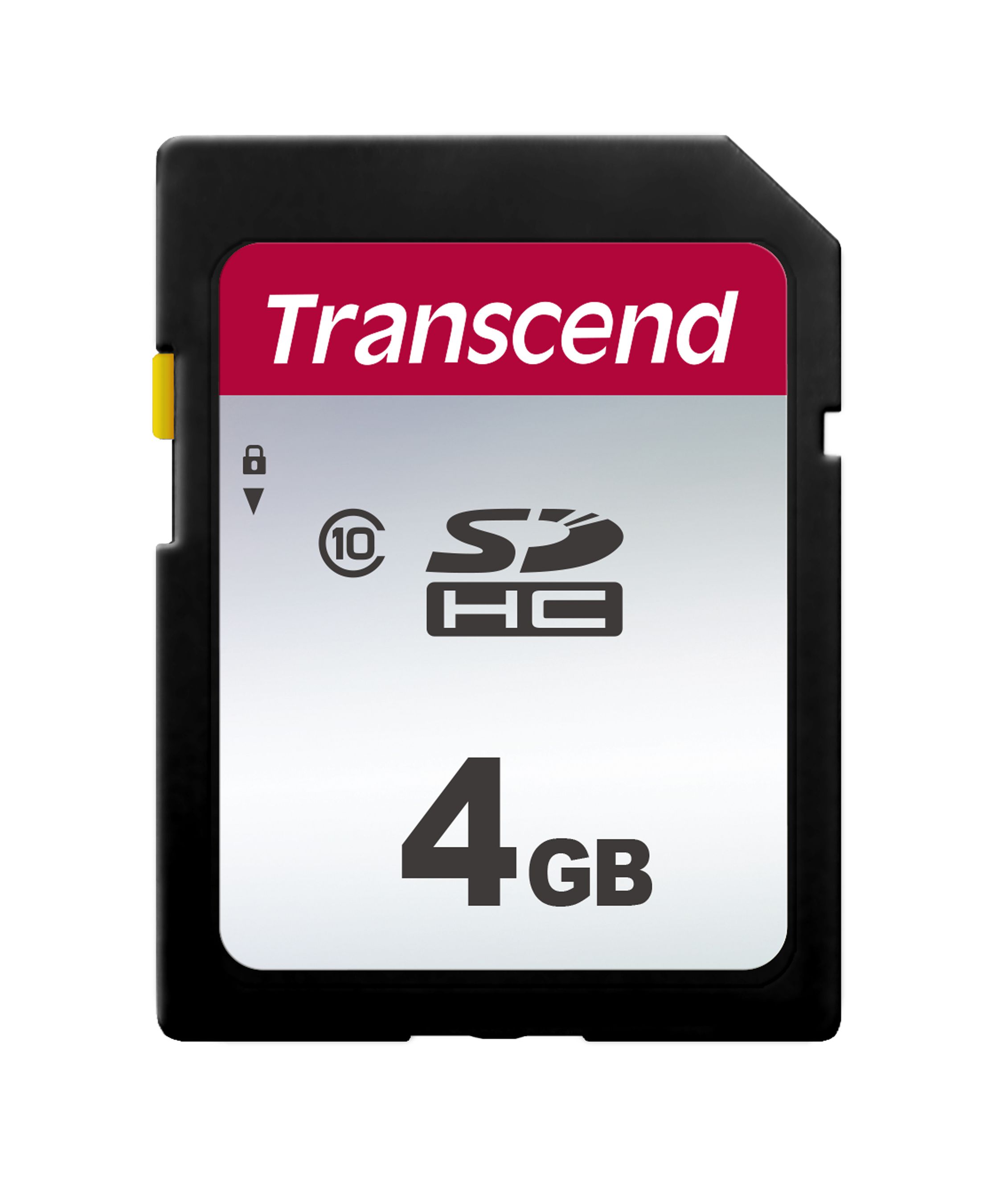 Transcend SDHC 300S 4GB mémoire flash 4 Go NAND Classe 10