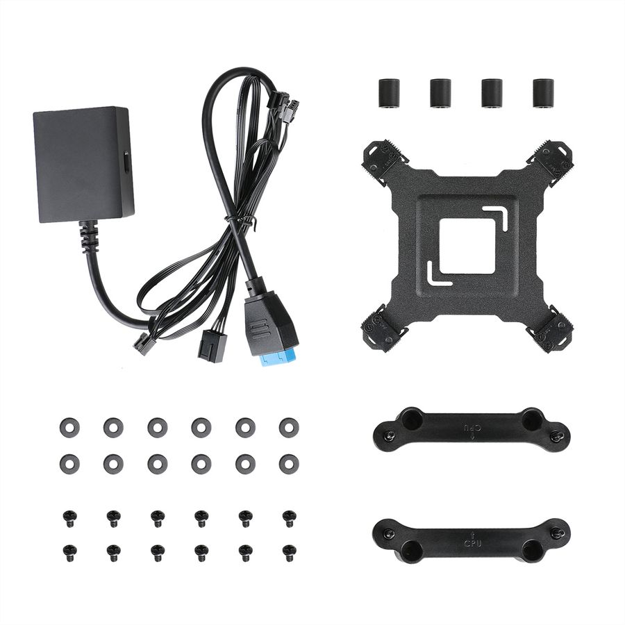 ANTEC Vortex VIEW 360 Refroidisseur liquide ARGB pour processeur, avec écran LCD rotatif, noir