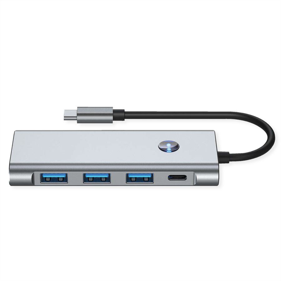 VALUE Station d'accueil USB type C, HDMI 4K60, 3x USB A + type C PD, 1x SD/MicroSD (TF)