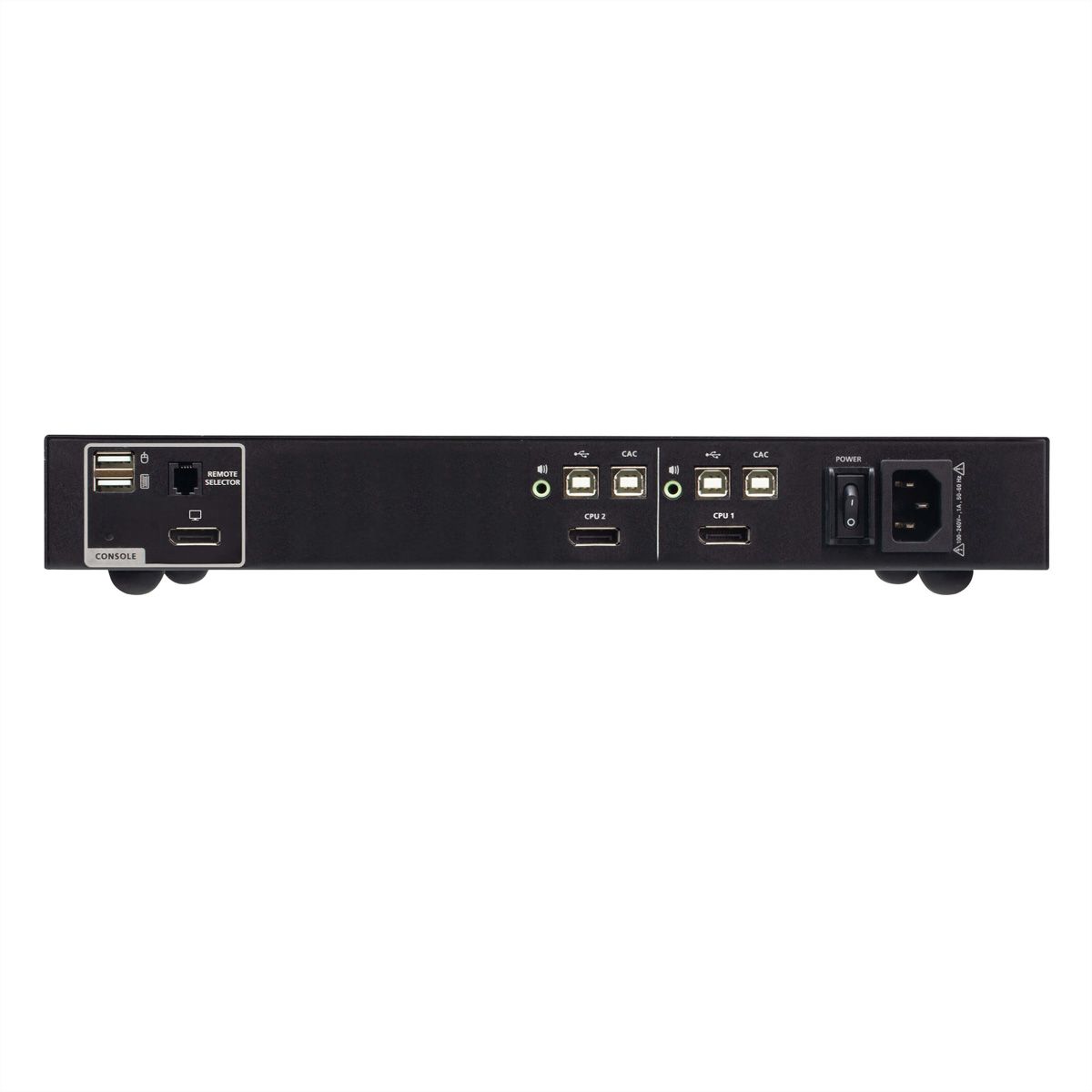 ATEN CS1182DP4C Commutateur KVM sécurisé DisplayPort à 2 ports USB avec CAC