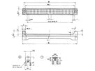 Boîtier de connexion SCHROFF pour type C et R, épaisseur du flanc 3,2 mm, poteaux 13 mm