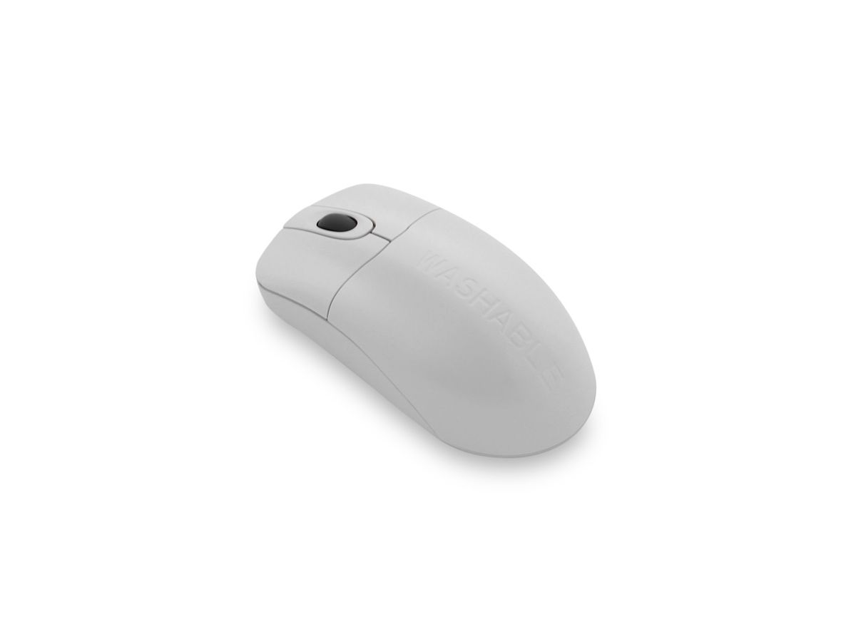 SEAL SHIELD Silver Storm Wireless STWM042WE, Souris étanche Wireless blanche 1000dpi