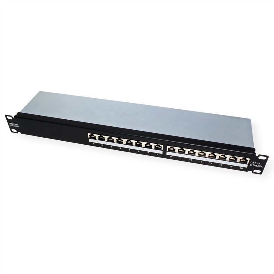 TRENDnet TC-P16C6AS Panneau de brassage 1U blindé, 16 ports Cat6A