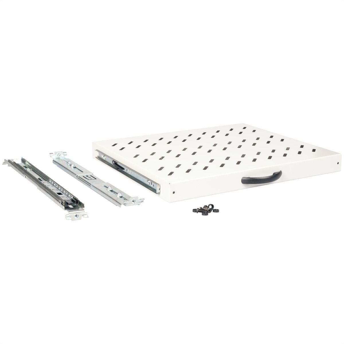 ROLINE 19" Etagère 1U, extractible 350P 25 kg gris