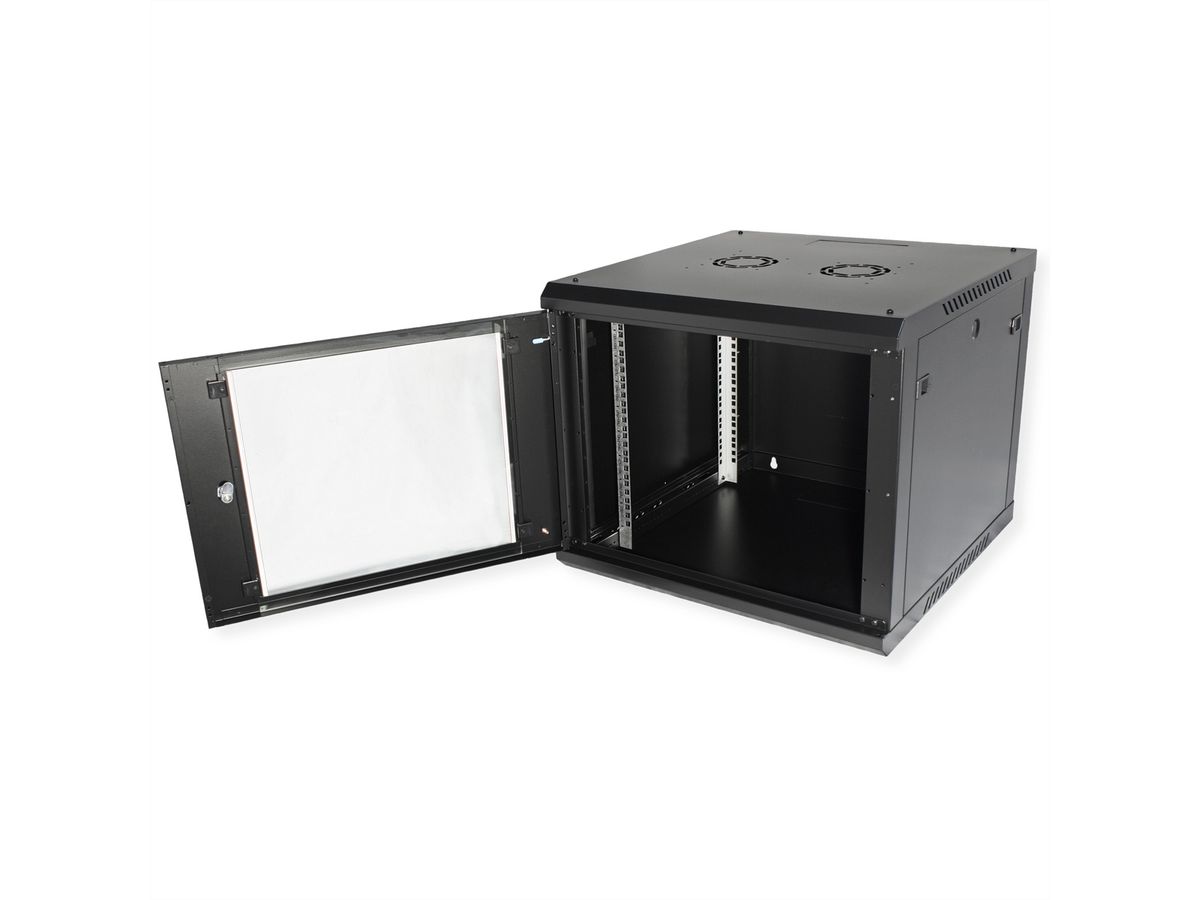 ROLINE 19" Boîtier mural Basic Plus 9U, 600x600 LxP noir