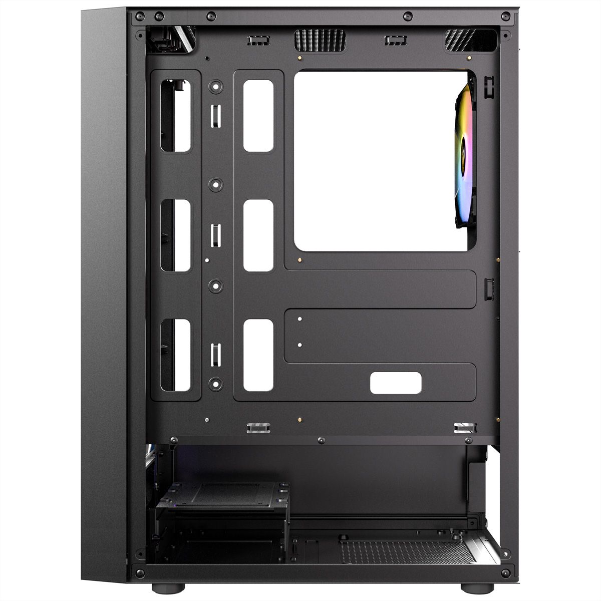ANTEC AX27 RGB Elite Boîtier PC Midi Tower Gaming ATX, noir