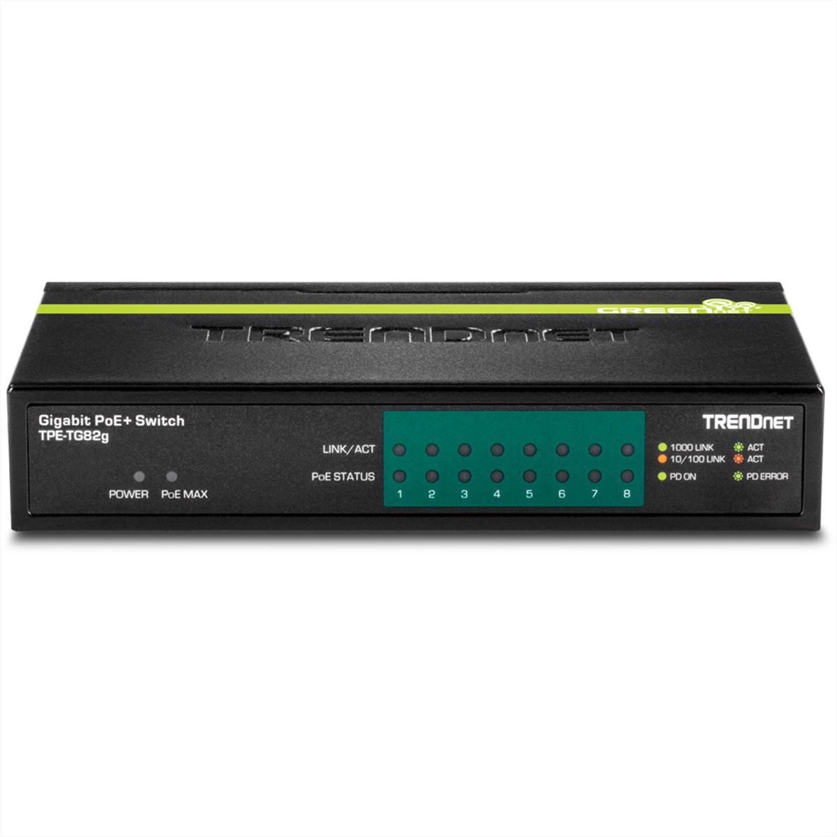 TRENDnet TPE-TG82g Switch PoE+ Gigabit à 8 ports