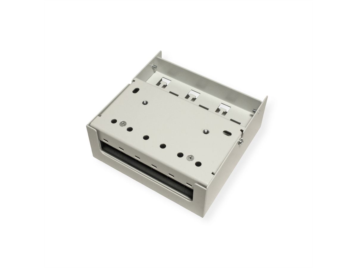 EasyLan panneau vide, pour 6x Keystone, RAL7035