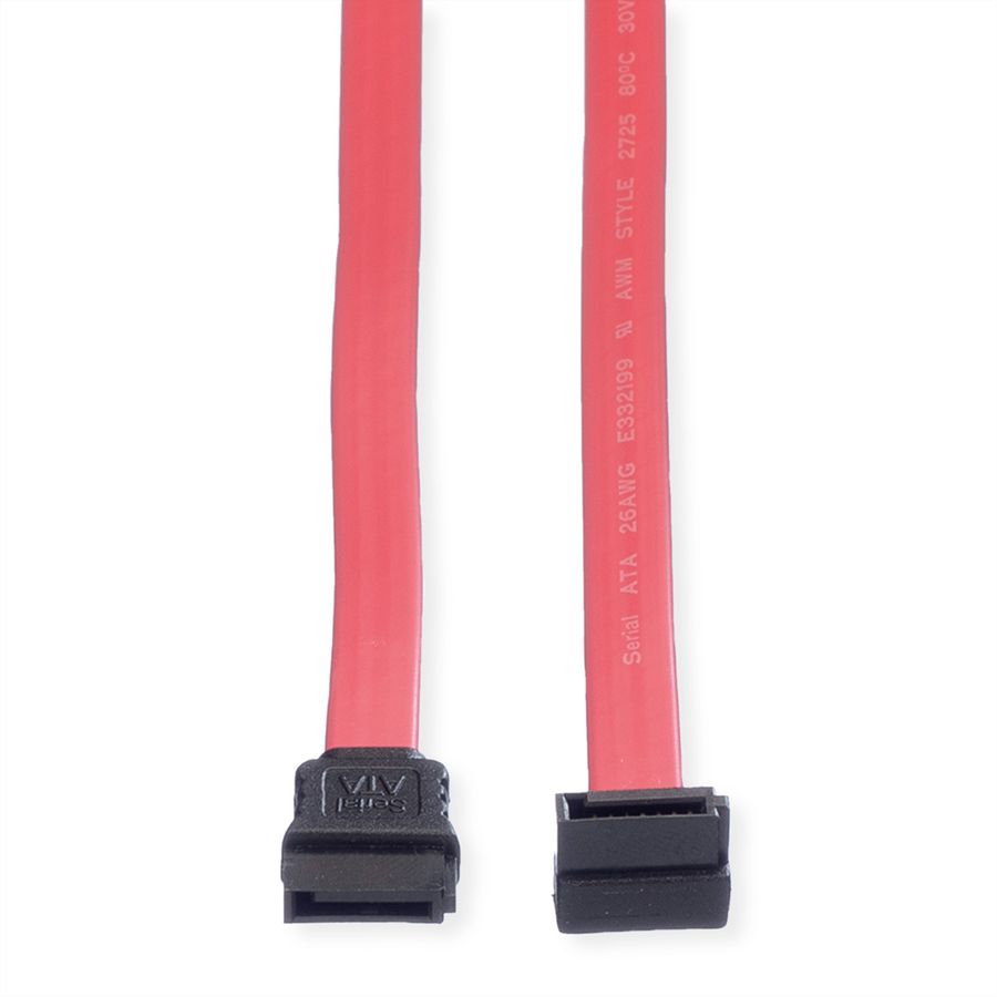 VALUE Câble interne SATA 3.0 Gbit/s pour disques durs, coudé, 0,5 m