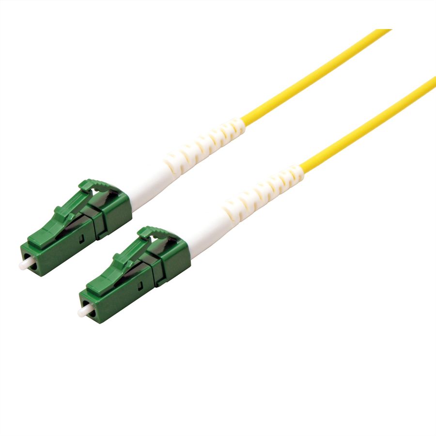 ROLINE Cordon FO 9/125µm OS2, LC-APC/LC-APC, LSOH, simplex, jaune, 2 m