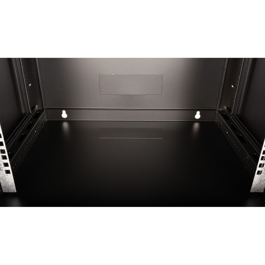 VALUE Boîtier mural 19 pouces 6U, 600 x 450 mm, noir, kit à assembler