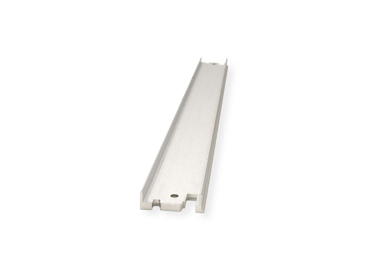 SCHROFF Plug-In Unit U-Profile Face avant pour IEL, IET, Type 2 Poignée, 6 U, 4 CV, 2,5 mm, Al, Anodisé frontal, Conducteur arrière