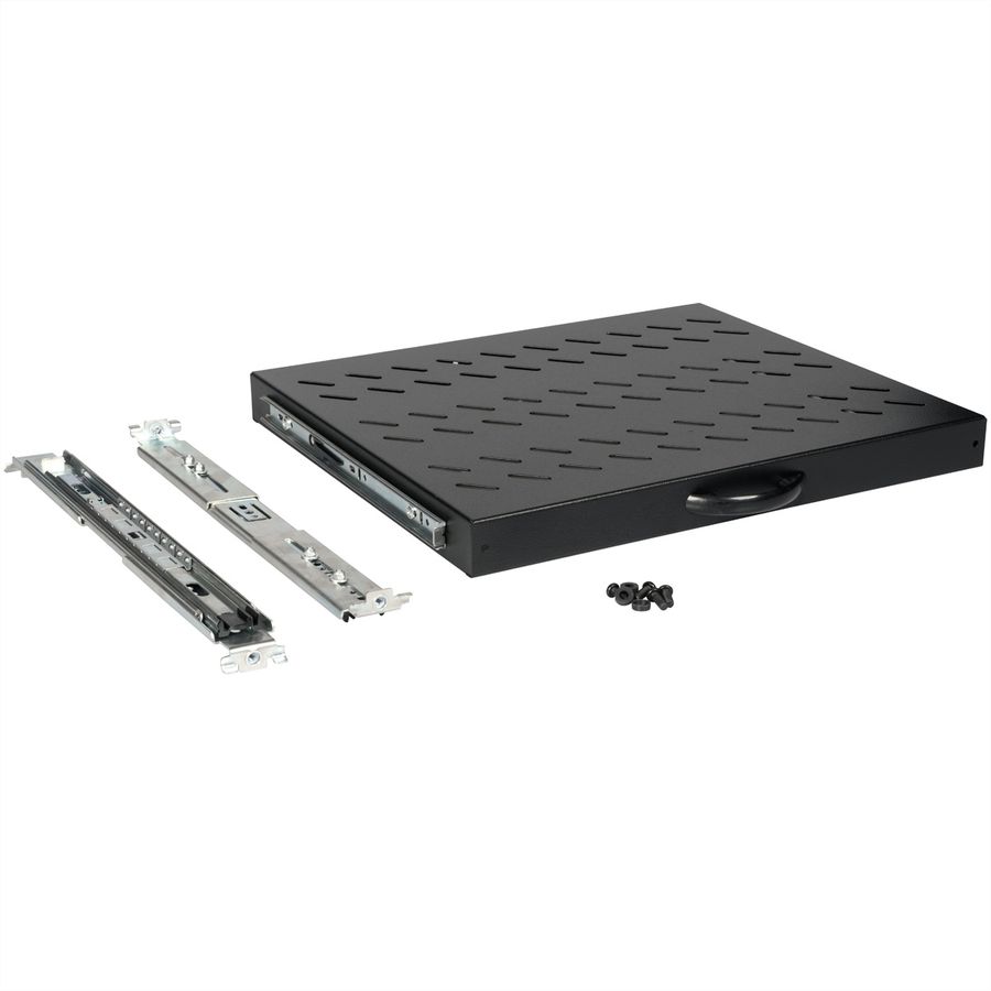 ROLINE 19" Etagère 1U, extractible 350P 25 kg noir