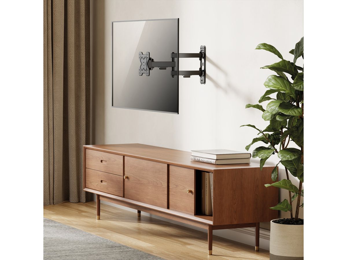 VALUE Bras TV mural, 3 axes, 13-32 pouces, jusqu'à 20 kg