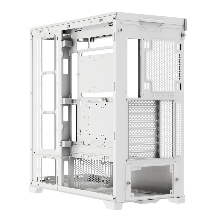 XILENCE Xilent Gleam X818.W.ARGB Gaming ATX PC blanc, Tour RGB ATX Midi