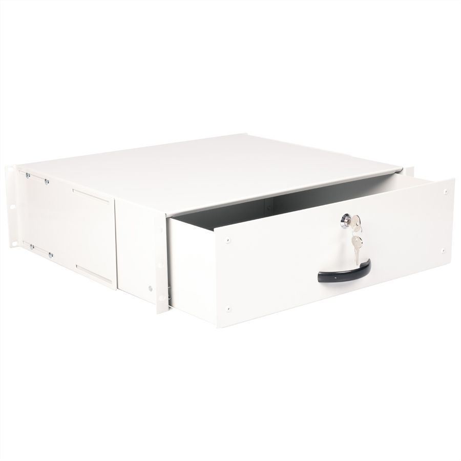 ROLINE 19" Tiroir pour clavier 3U, 400P fermable gris