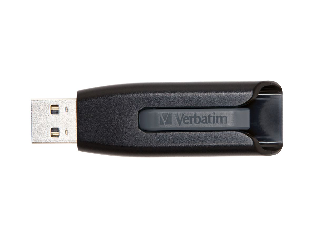 Verbatim V3 lecteur USB flash 64 Go USB Type-A, N 3.0 (3.1 Gen 1) Noir, Gris