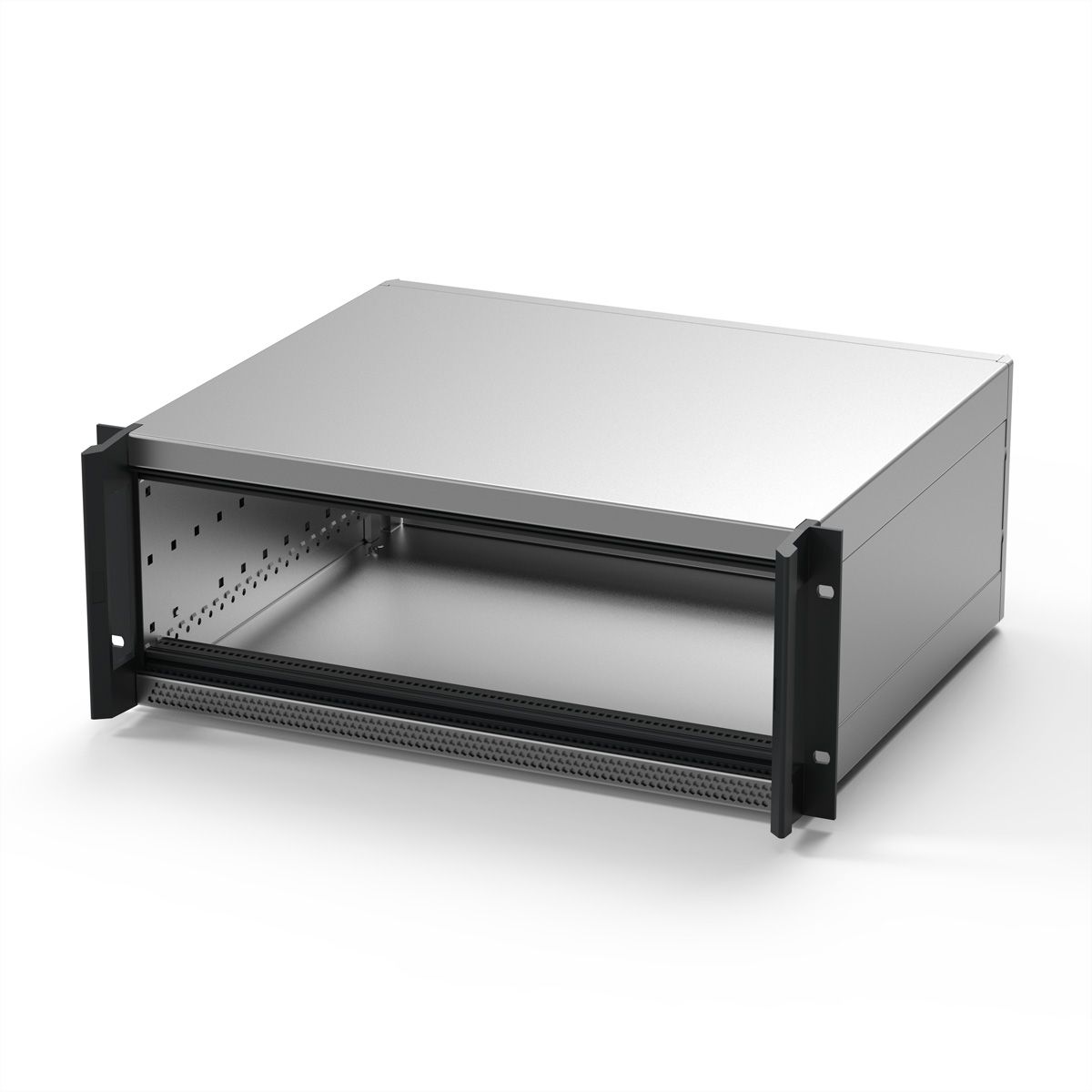 SCHROFF RatiopacPRO AIR Boîtier 19" pour montage en rack, blindage rétrofitable avec poignées, 3/4 U, 84 HP, 255 mm