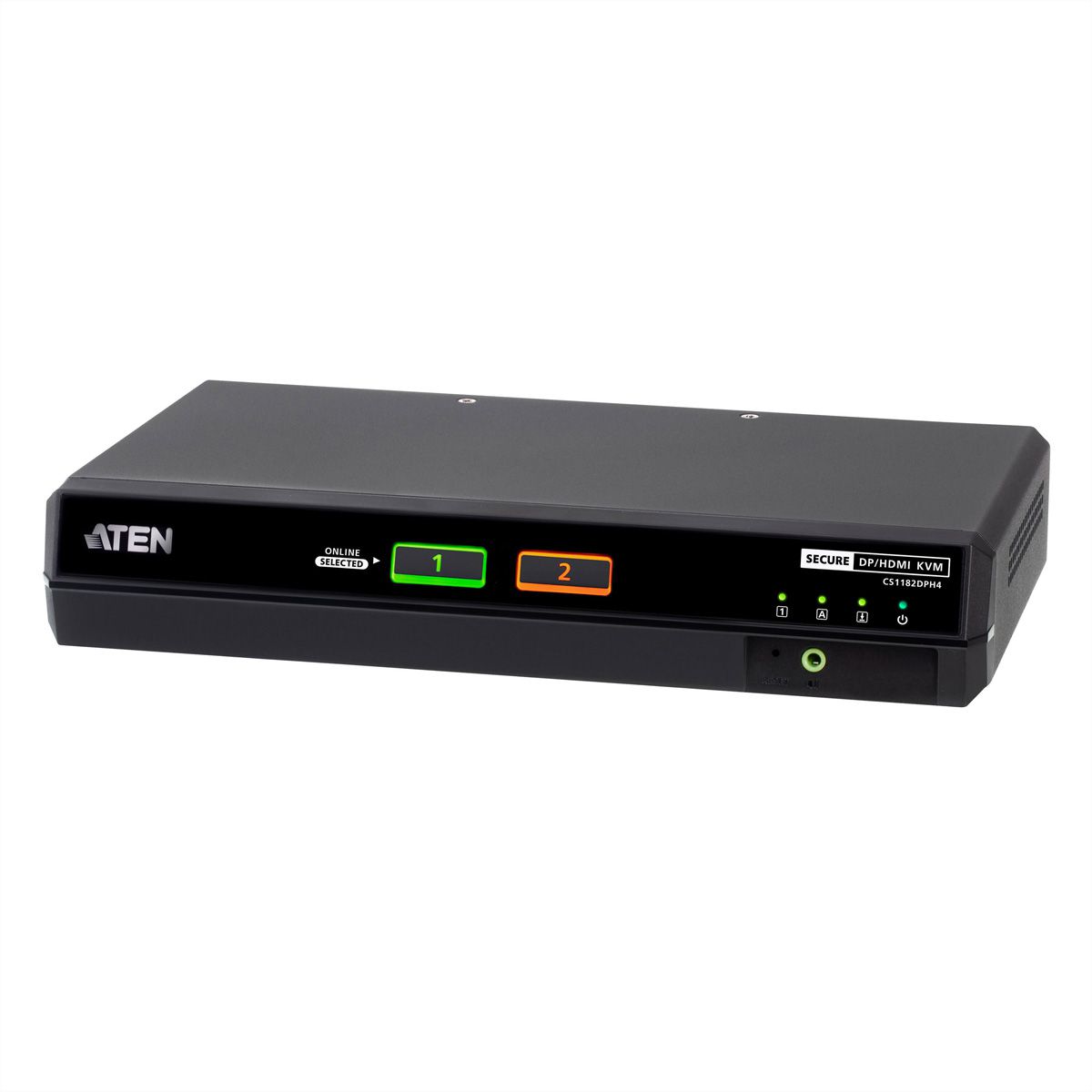 ATEN CS1182DPH4 Commutateur KVM sécurisé universel, 2 ports USB 5K DisplayPort/HDMI