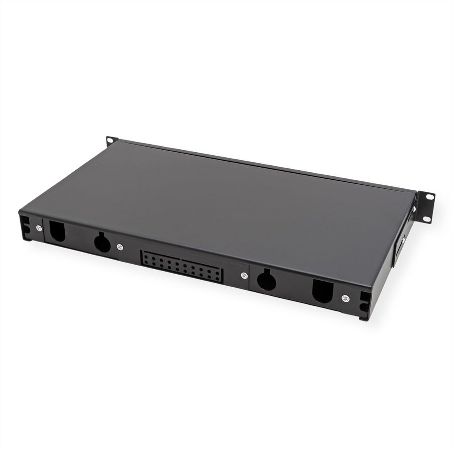 VALUE Panneau de brassage vide 1 UH, amovible, 24x SC SX / LC DX