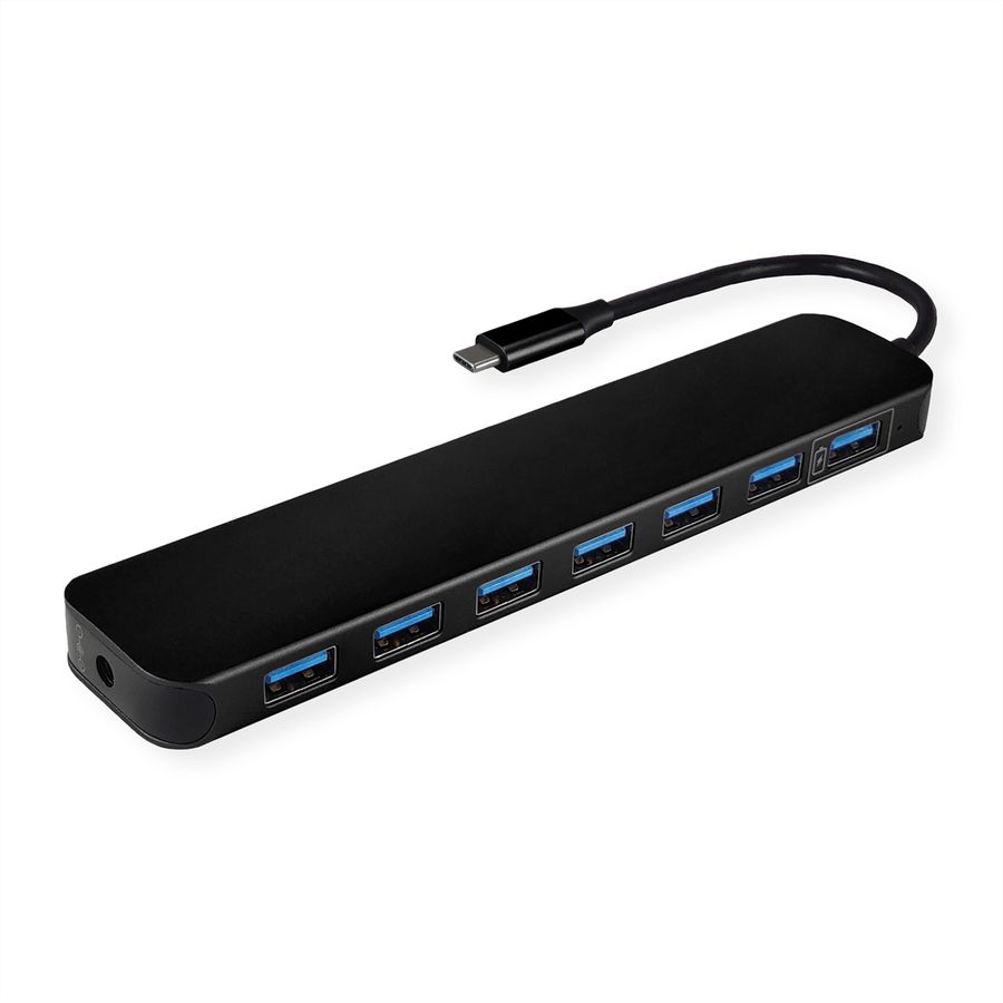 VALUE Hub USB 3.2 Gen 1, 7 ports, prise type C