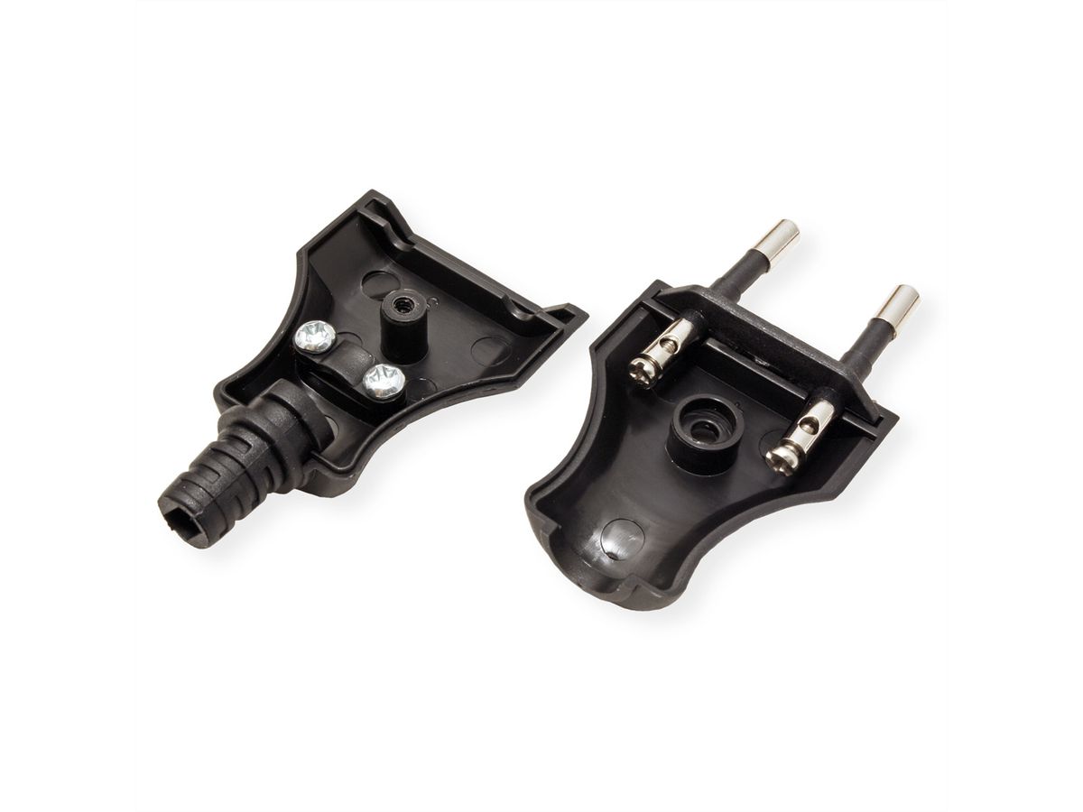 BACHMANN Prise CEE 7/7 16A/250VAC, noir