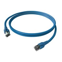 EasyLan FlexBoot Cordon Cat.6A, S/FTP, bleu, 0,5 m