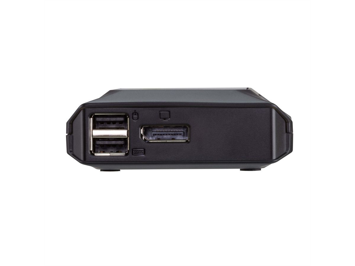 ATEN US3312 Commutateur KVM DisplayPort 4K 2 ports USB-C avec sélecteur de port à distance