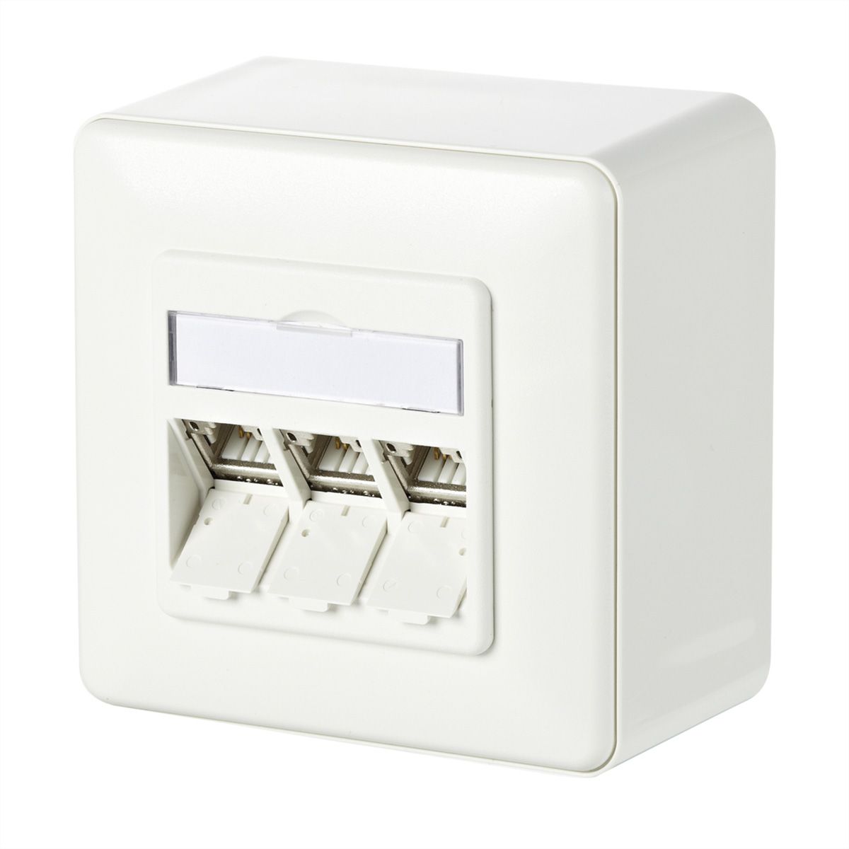 METZ CONNECT C6Amodul 3 ports 180°M AP blanc pur