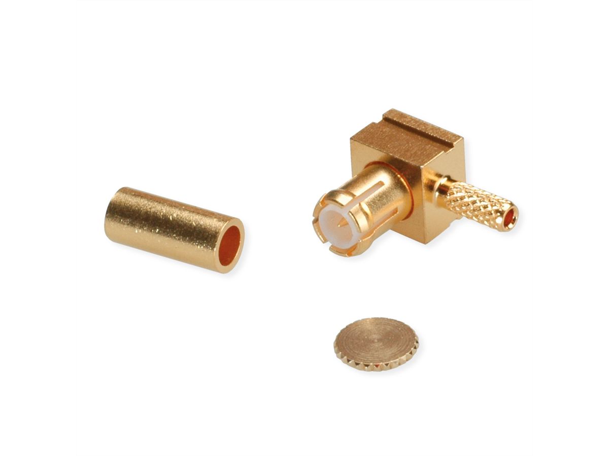 TELEGÄRTNER Connecteur MCX à angle droit pour RG-178B/U