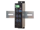 EXSYS EX-1197HMS Hub à 7 ports USB 3.2 Gen1 2xC et 5x A, protection de surtension