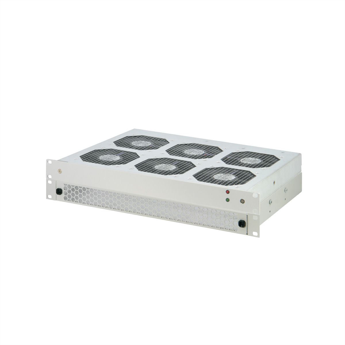 Déflecteur d'air SCHROFF 1 U pour tiroir de ventilation 19", 3 ventilateurs, face avant pleine, 193 mm, RAL 9006